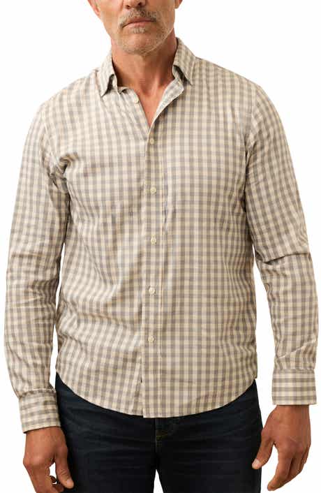Faherty The Movement Stretch Cotton Blend Twill Button-Up Shirt