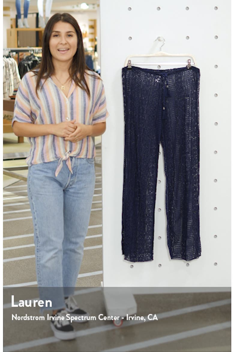 Poetic Split Wide Leg Cover-Up Pants video