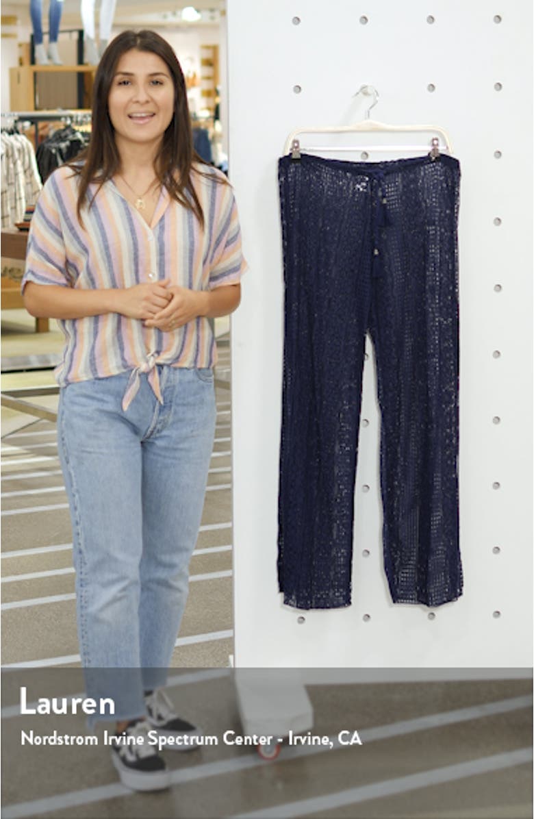 Poetic Split Wide Leg Cover-Up Pants, sales video thumbnail