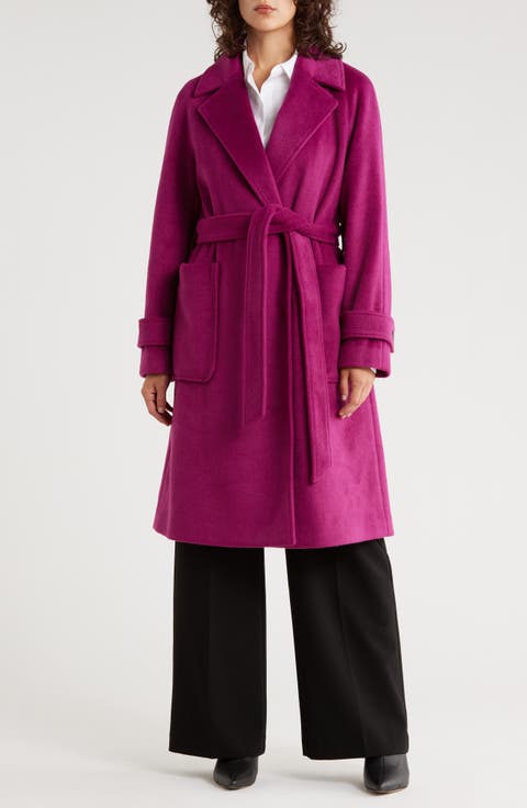 Missy Belted Wrap Coat