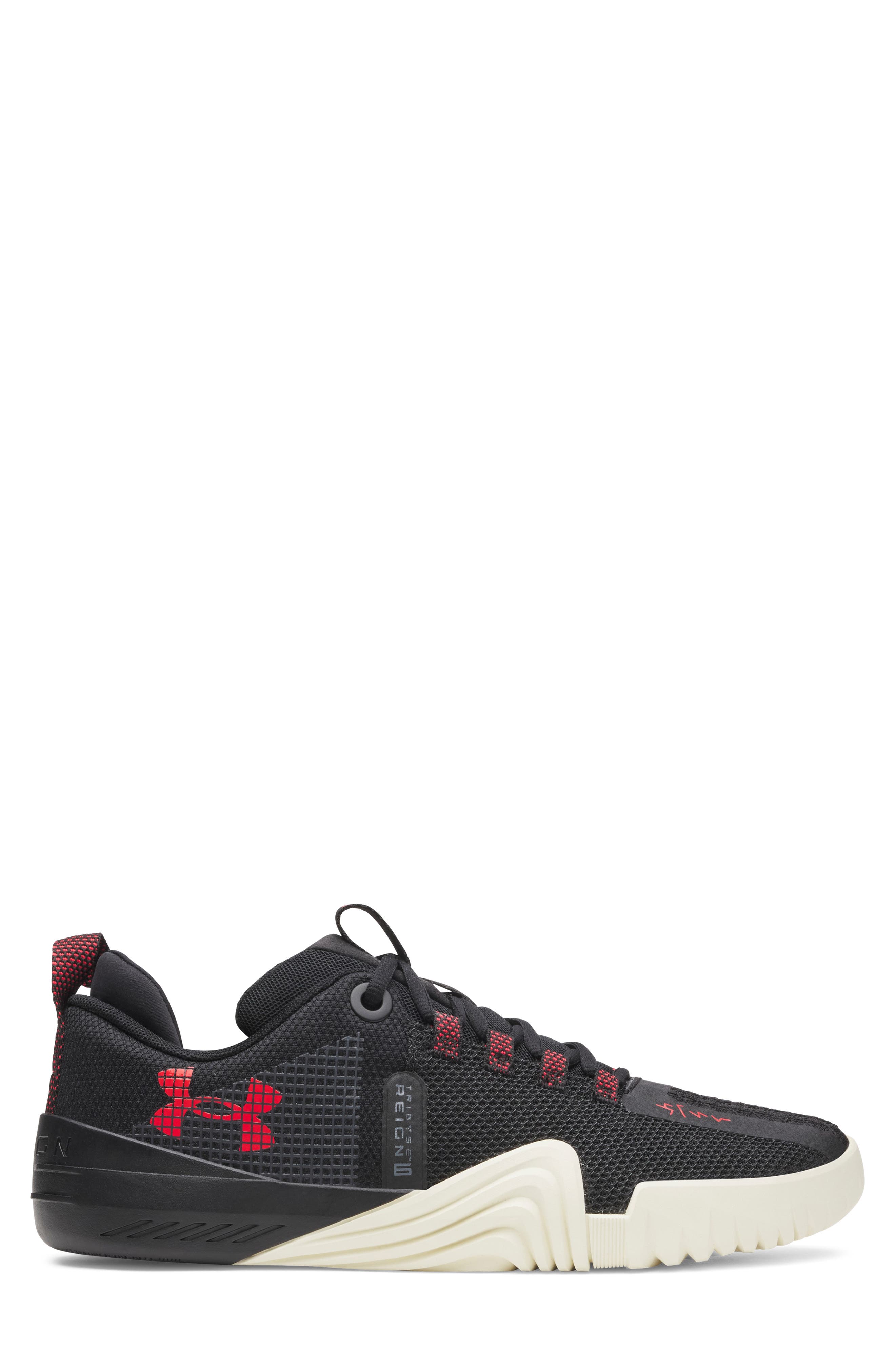 UA TriBase Reign 6 Training Shoe, Alternate, color, BLACK / WINTER WHITE