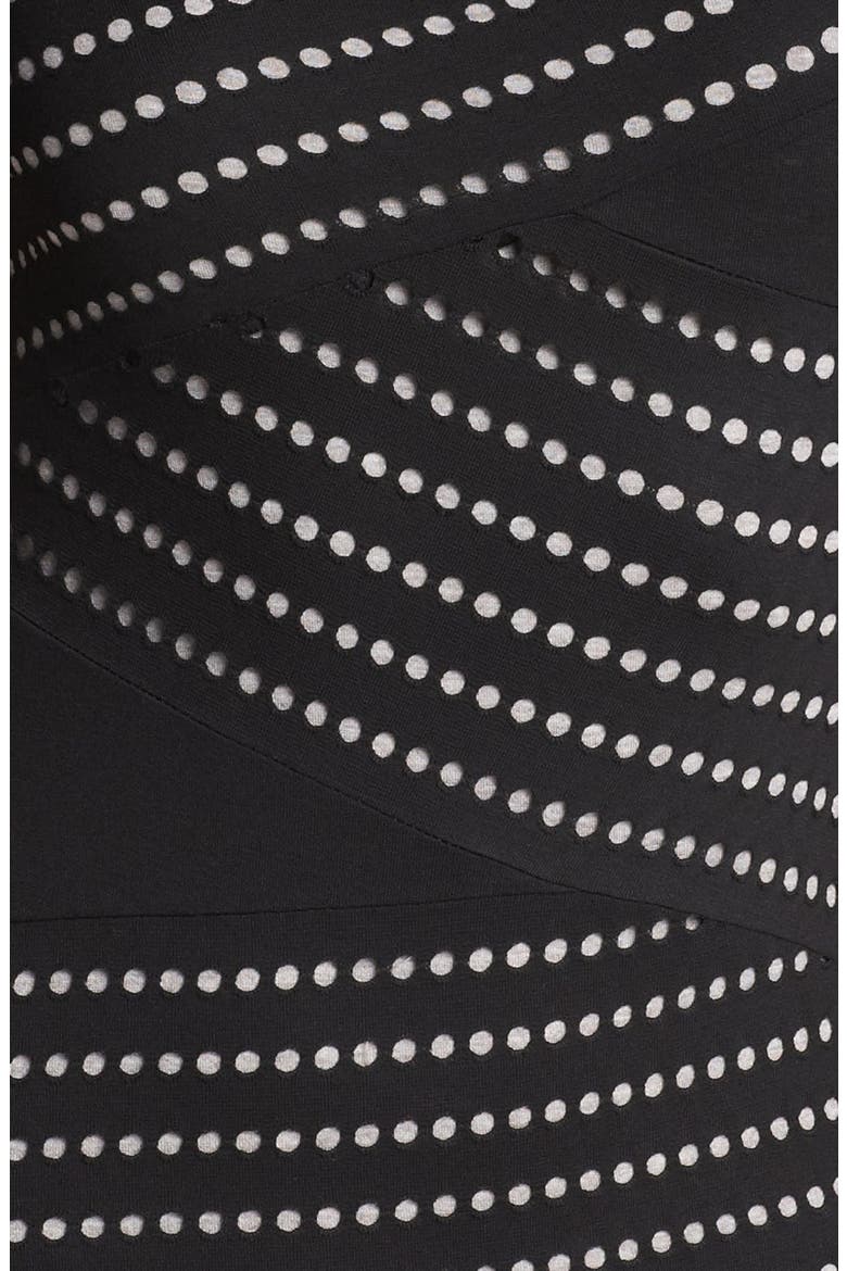 'Tower of Babel' Bandage Tank, Alternate, color, BLACK