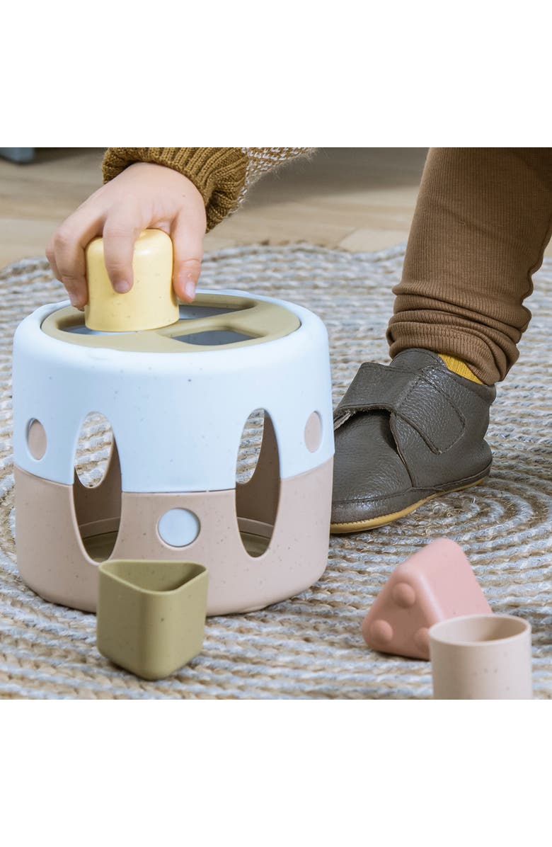 Dantoy TINY BIO Eco-Friendly Shape Sorter Toy (7 Pieces), Ages 10 Mos+, Alternate, color, Multicolored