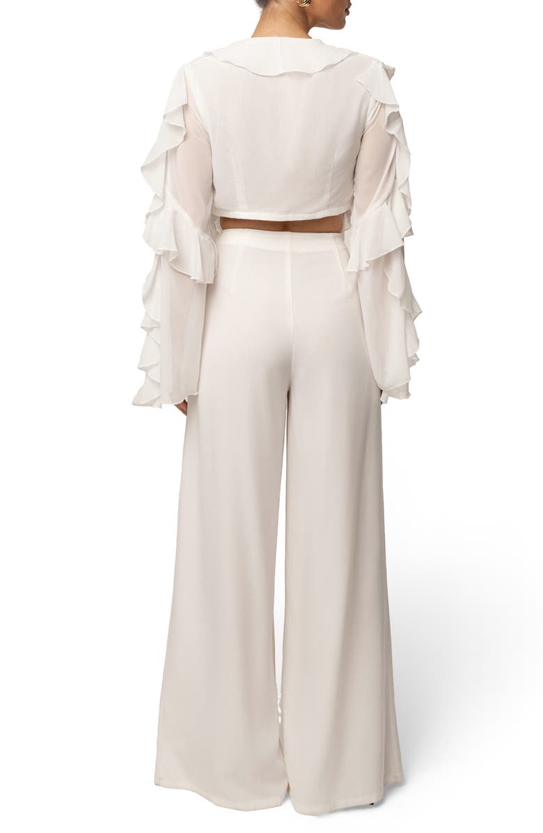 JLUXLABEL Juliet Ruffle Crop Top, Alternate, color, 