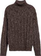 Eleventy Pointelle Turtleneck Sweater