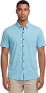 Lords of Harlech Mens Merino Wool Button-up Shirt