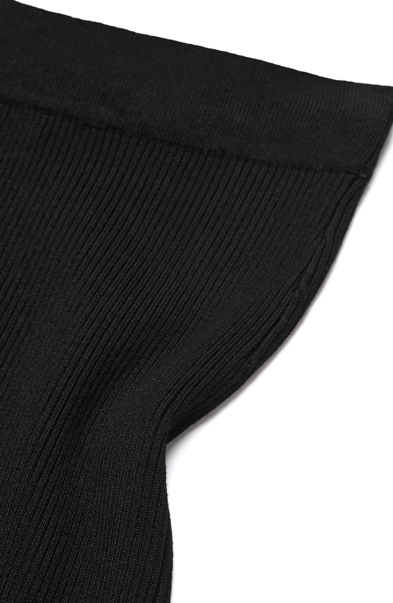 MANGO Rib Midi Sweater Skirt, Alternate, color,