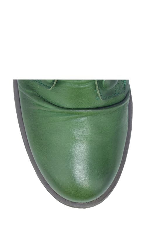 Miz Mooz Louise Block Heel Bootie In Green