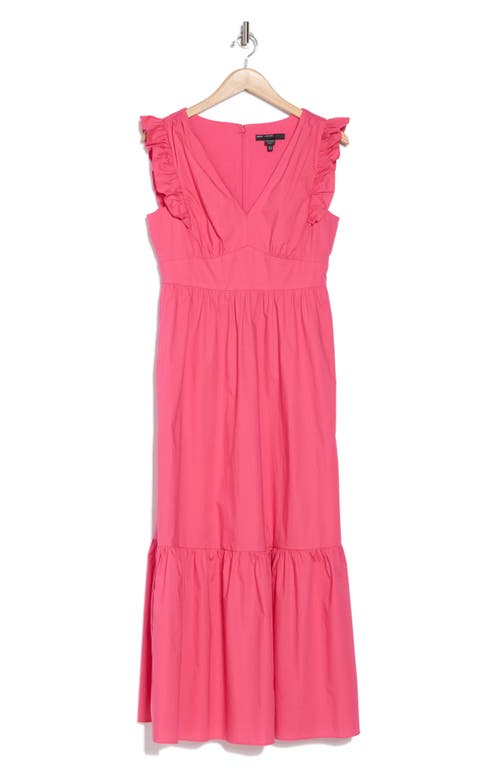 Maggy London Maxi Dress In Pink Flambe