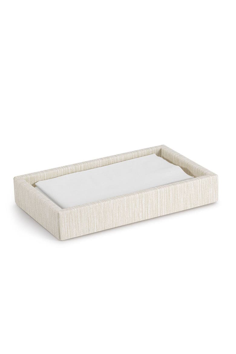 Reed Linen Towel Tray, Main, color, IVORY