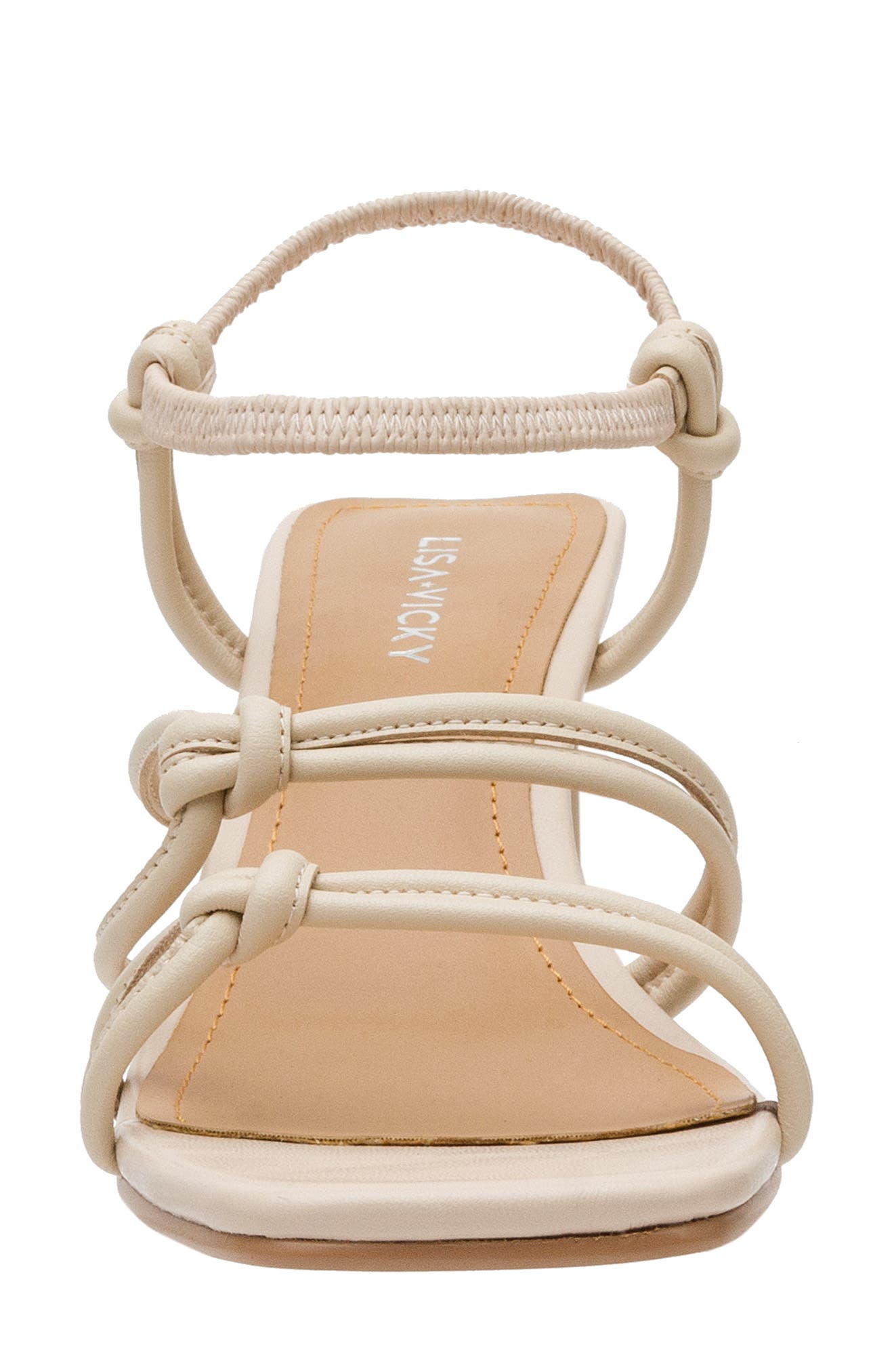Abloom Strappy Block Heel Sandal, Alternate, color, NUDE