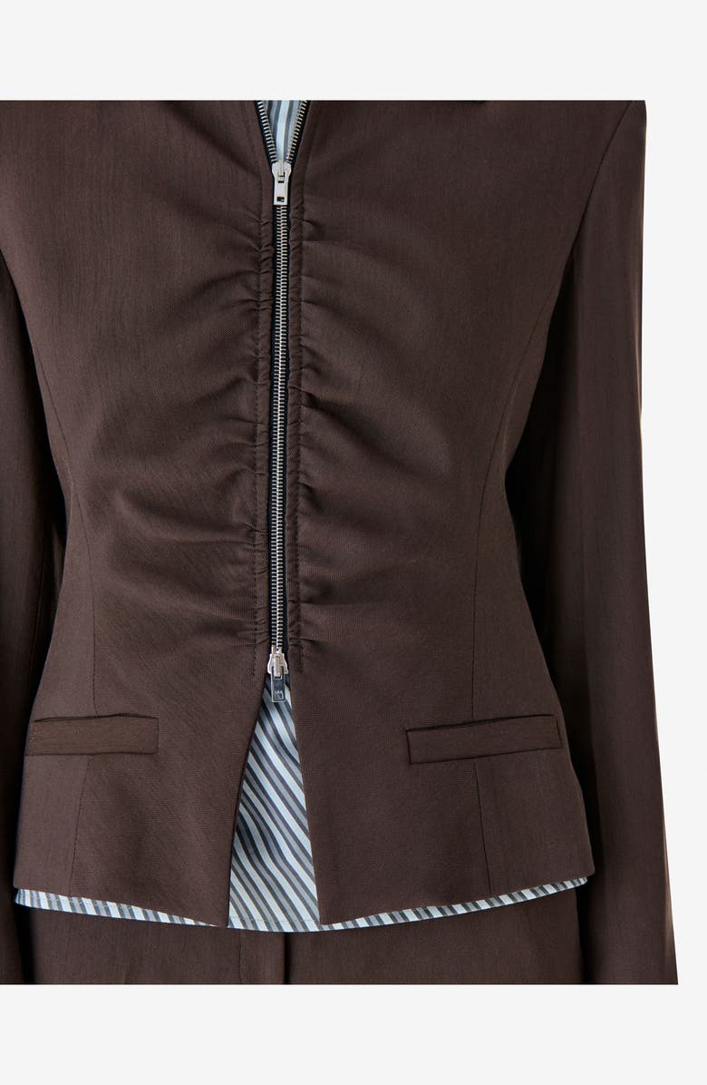 IRO Helvina Jacket, Alternate, color, Dark Brown