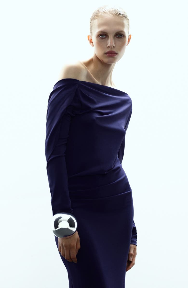 MANGO x Kaia Gerber Oval Orb Bracelet, Alternate, color, 