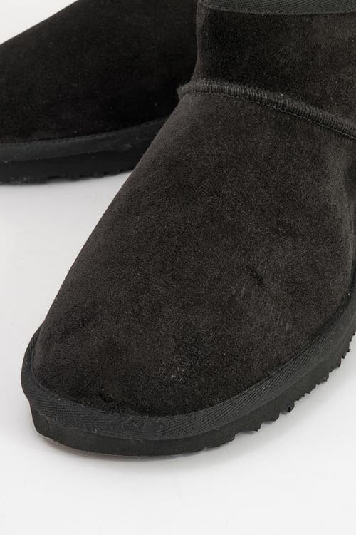 Forever & Always Shoes Pair Leather Ankle Boot In Black