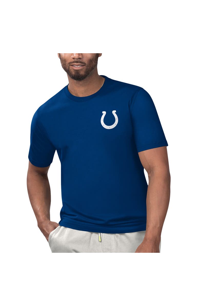 Margaritaville Men's Margaritaville Royal Indianapolis Colts Licensed to Chill T-Shirt, Alternate, color,