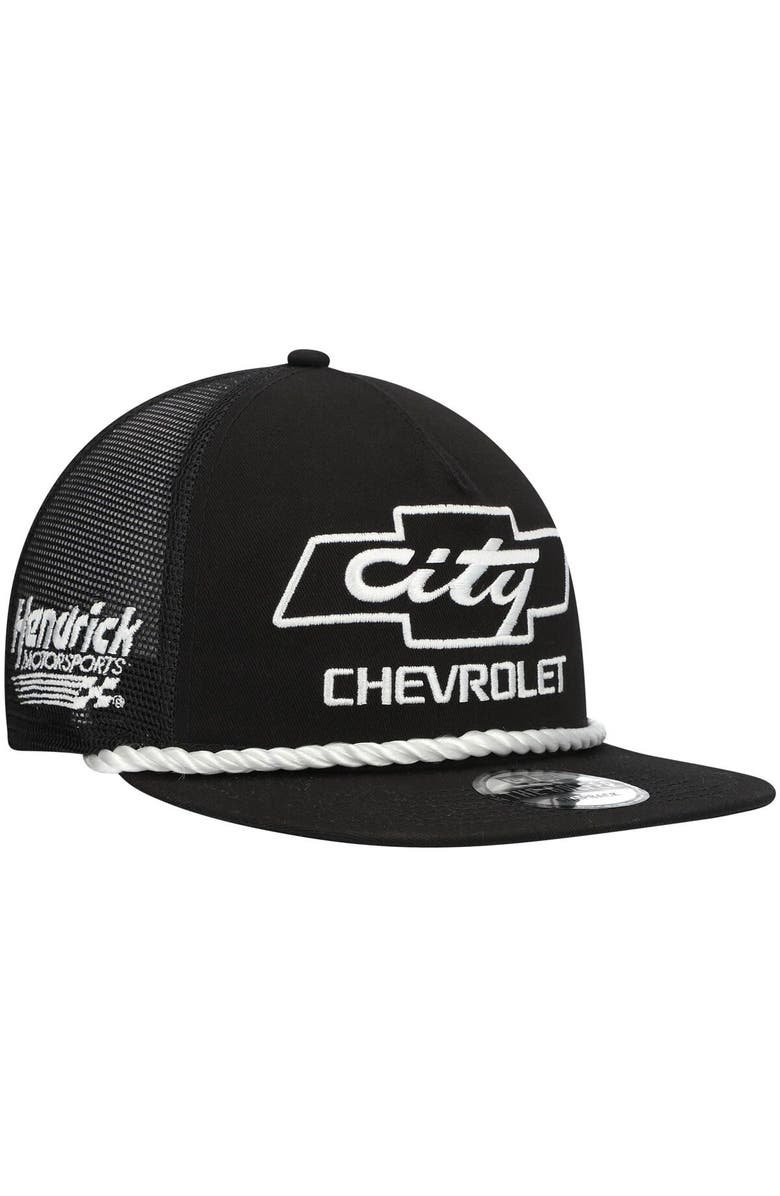 New Era Men's New Era Black Chevrolet Golfer Snapback Hat, Alternate, color, 