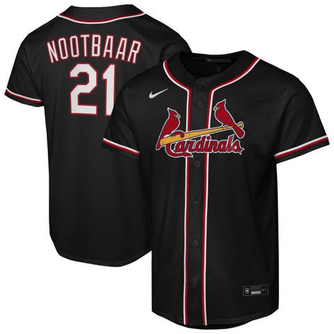 Youth Nike Lars Nootbaar Black St. Louis Cardinals Fashion Replica Player Jersey