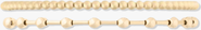 CUFFED BY NANO Station 14k Gold Filled Bead Bracelet Two Stack