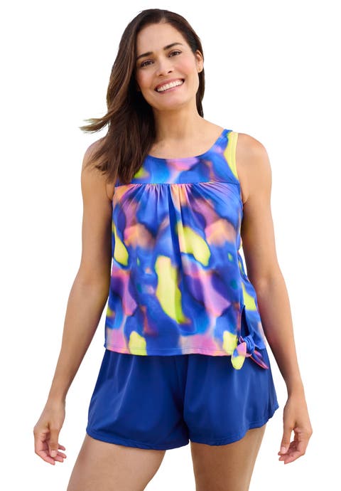 2-Piece Blouson Swim Set