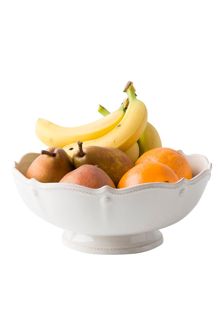 'Berry and Thread' Footed Fruit Bowl, Alternate, color, WHITEWASH