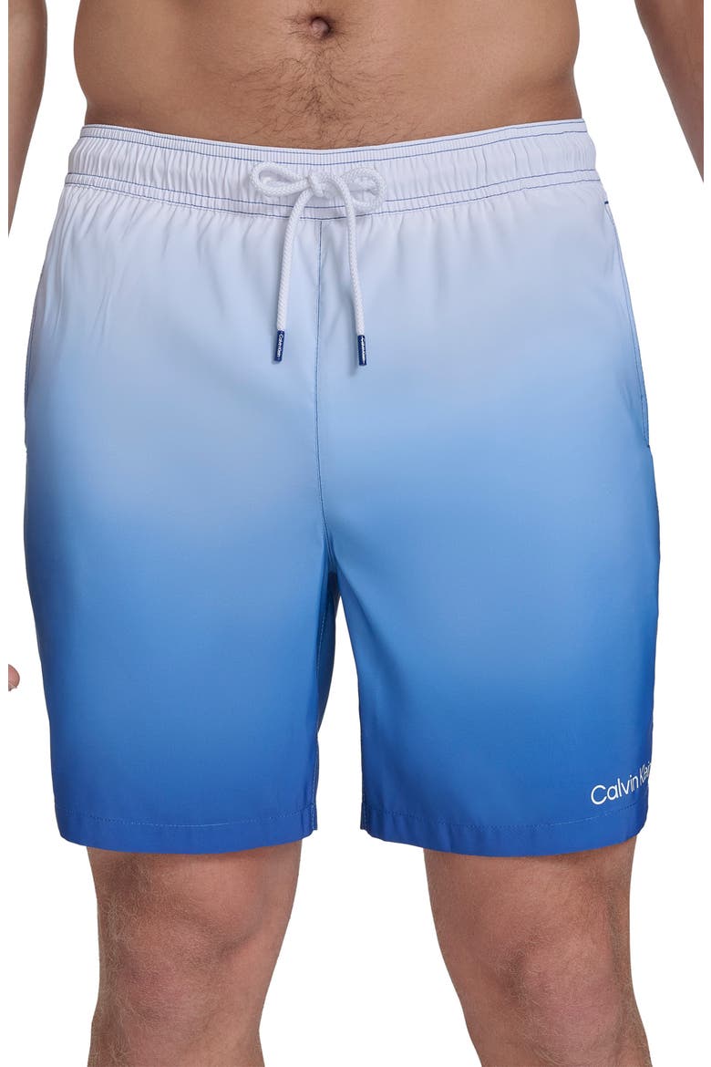 Core Volley Swim Trunks, Main, color, BLUE