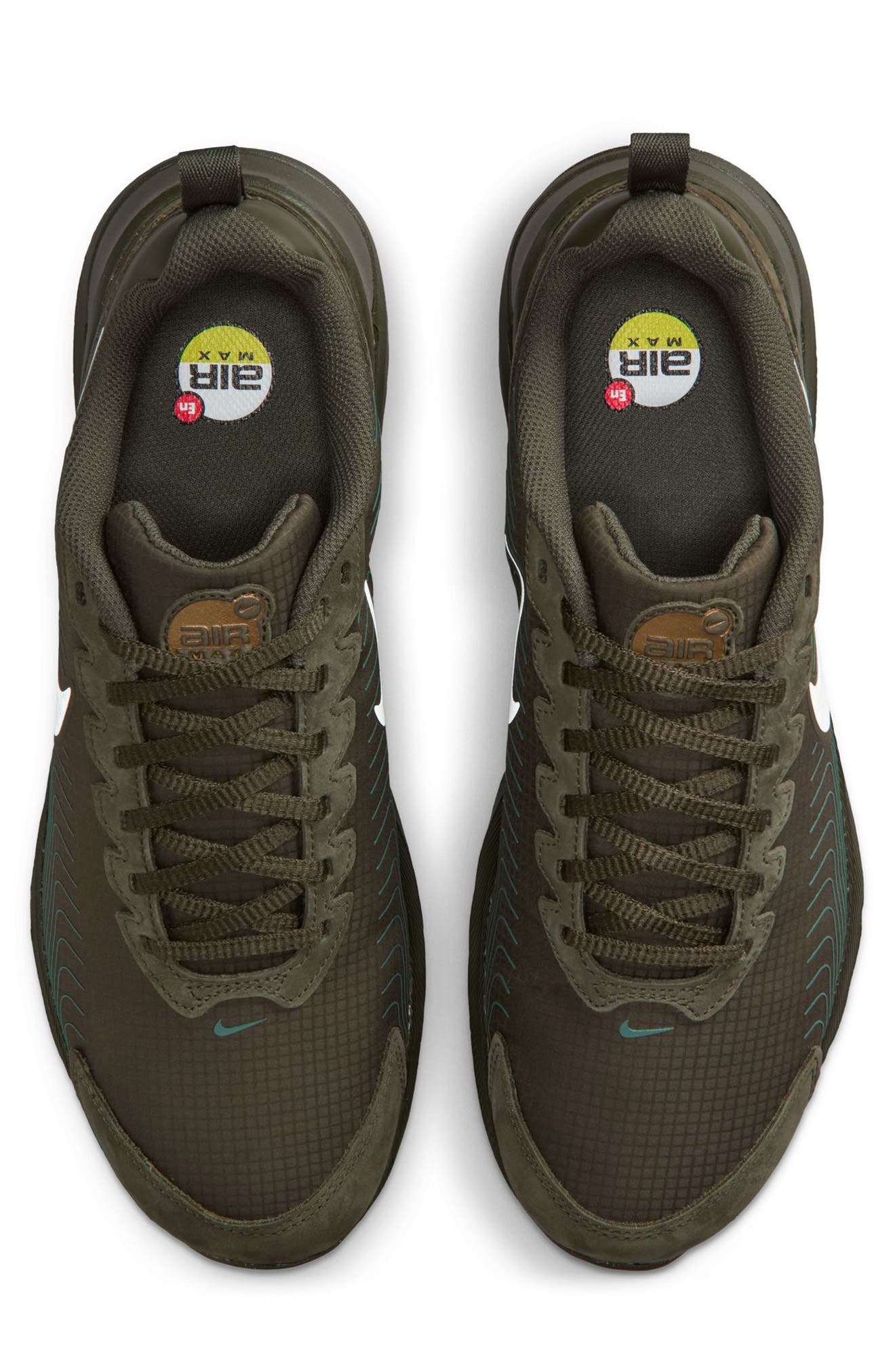 Nike Air Max Nuaxis Premium Sneaker, Alternate, color, Cargo Khaki/ Soft Pearl