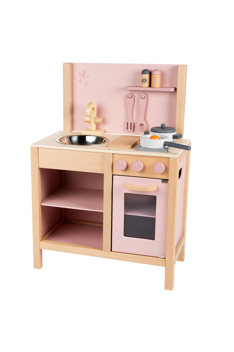 Wooden Kitchen Play Set, Ages 3+, Main, color, Multicolored