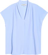 KASPER Cap Sleeve Shirt