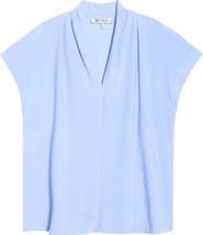 KASPER Cap Sleeve Shirt