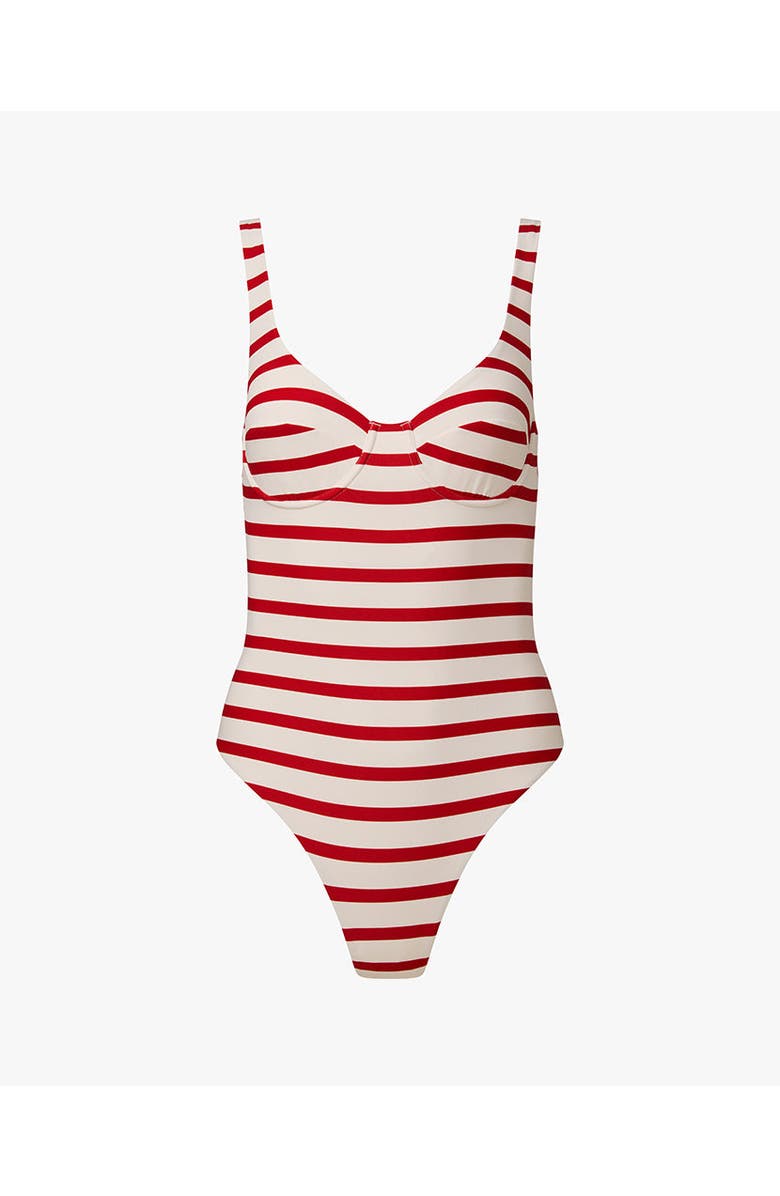 WeWoreWhat Scoop Underwire One Piece, Alternate, color,
