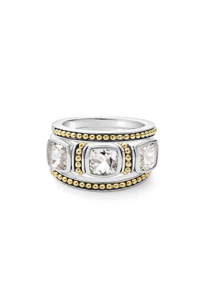 Rittenhouse Set of 3 White Topaz Stacking Rings, Main, color, TOPAZ