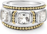 LAGOS Rittenhouse Set of 3 White Topaz Stacking Rings