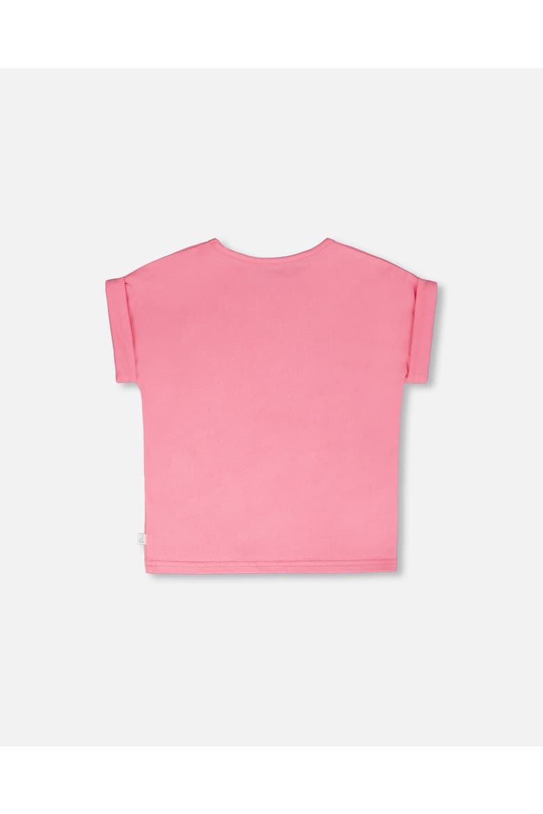 Organic Cotton Jersey Short Sleeve Beach Chair T-Shirt, Alternate, color, Pink