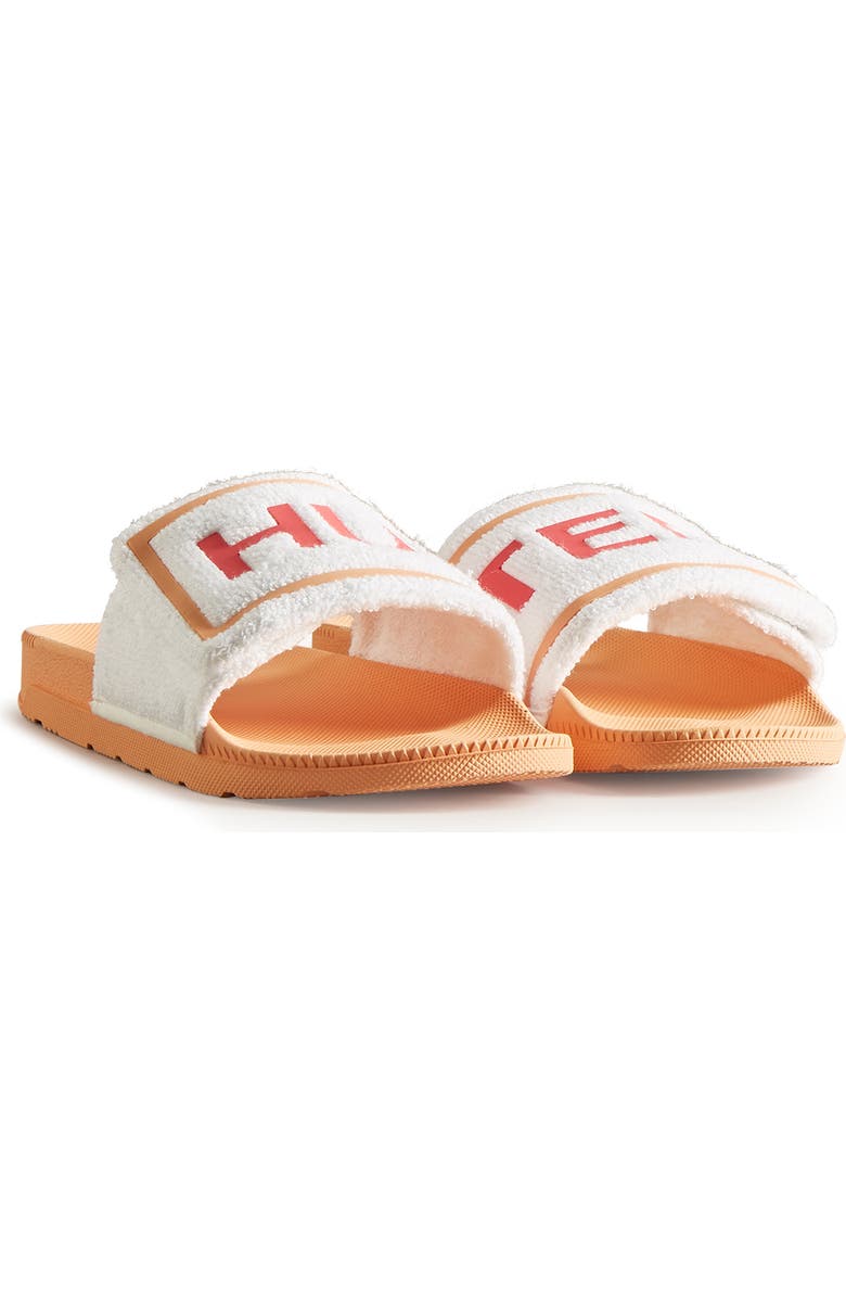 Hunter Original Terry Slide Sandal, Main, color,