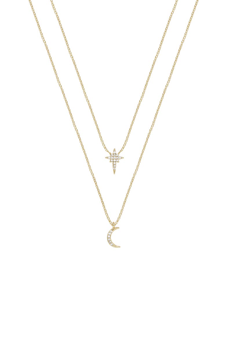 Ettika Celestial Set of 2 Pendant Necklaces, Main, color, 