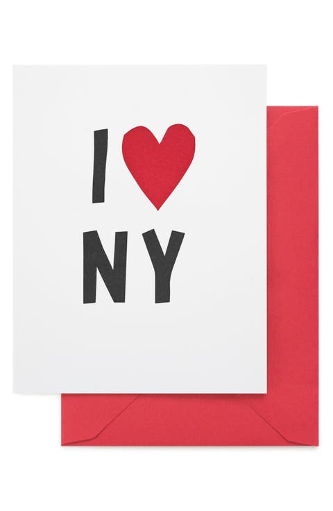 Hand-Printed Greeting Card & Envelope Set
