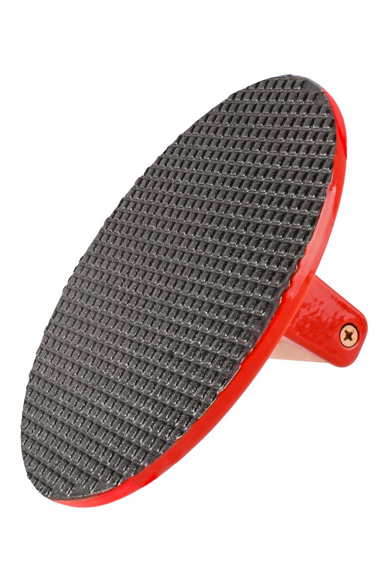 2-Piece Cast Iron Spoon Rest & Steak Press Set, Alternate, color, RED