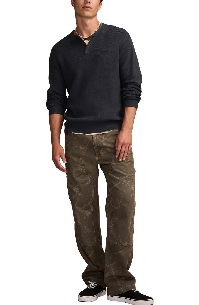 Lucky Brand Henley Sweater, Alternate, color, Cadet Navy