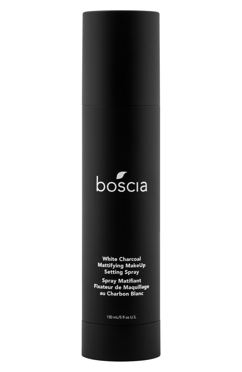 Boscia White Charcoal Mattifying Makeup Setting Spray, Main, color, 