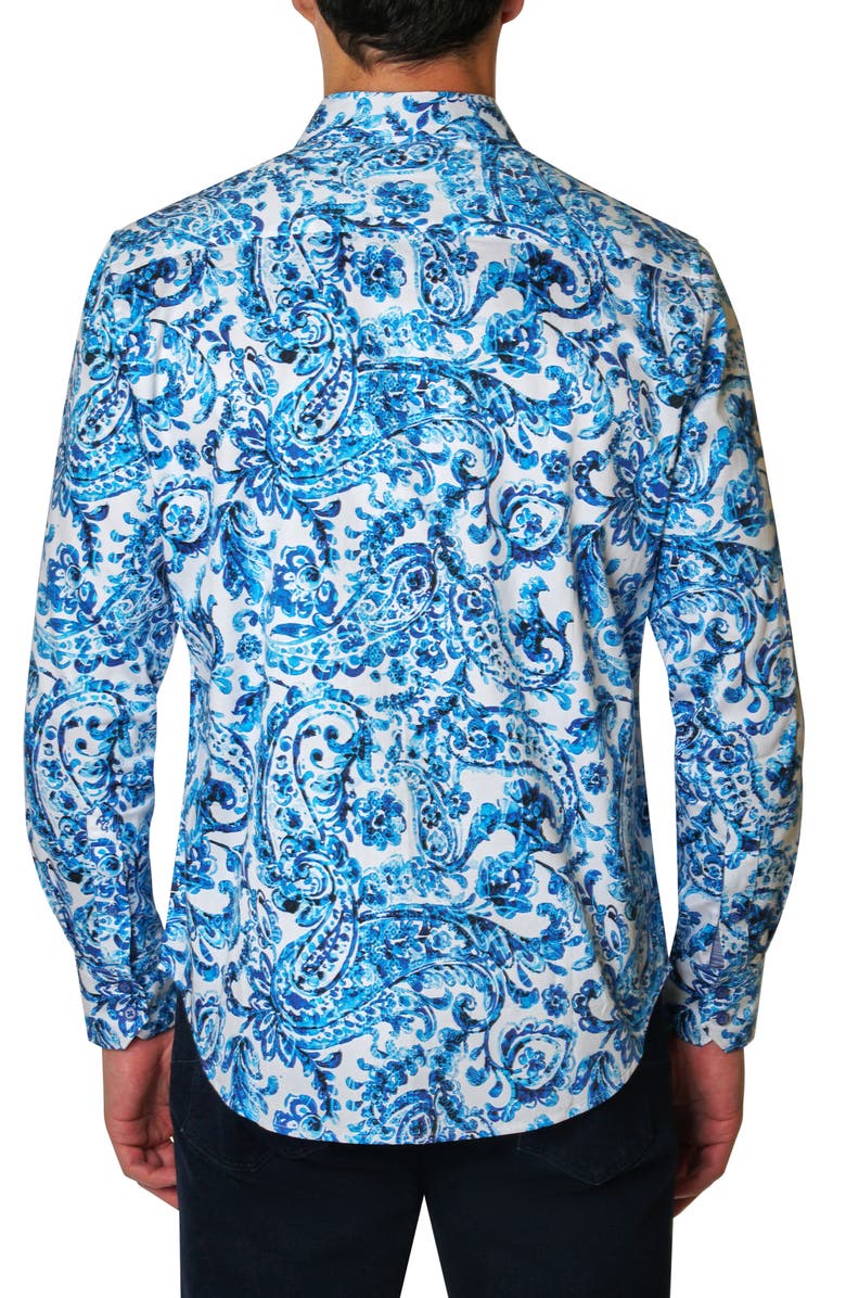 Robert Graham Abbot Woven Button-Up Shirt, Alternate, color,