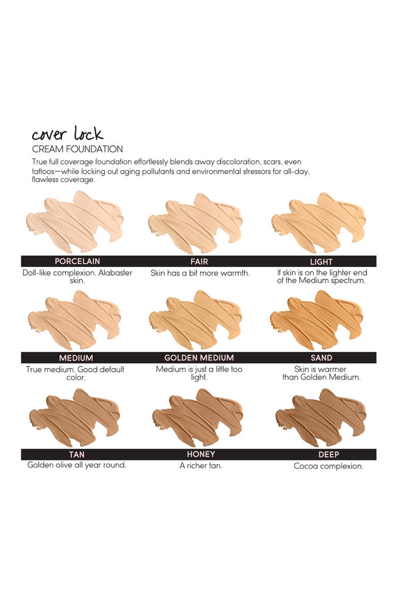 Cover Lock Cream Foundation, Alternate, color, PORCELAIN