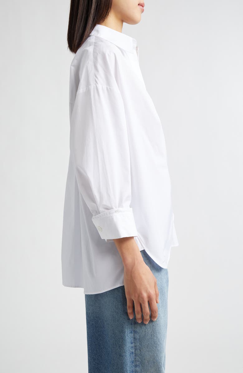 TWP New Earl Cotton Wrap Shirt, Alternate, color, White