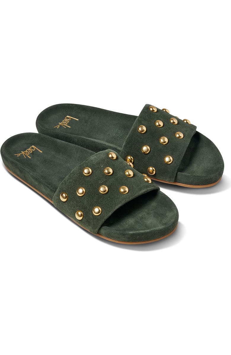 Beek Gallito Stud Slide Sandal, Main, color, Ivy