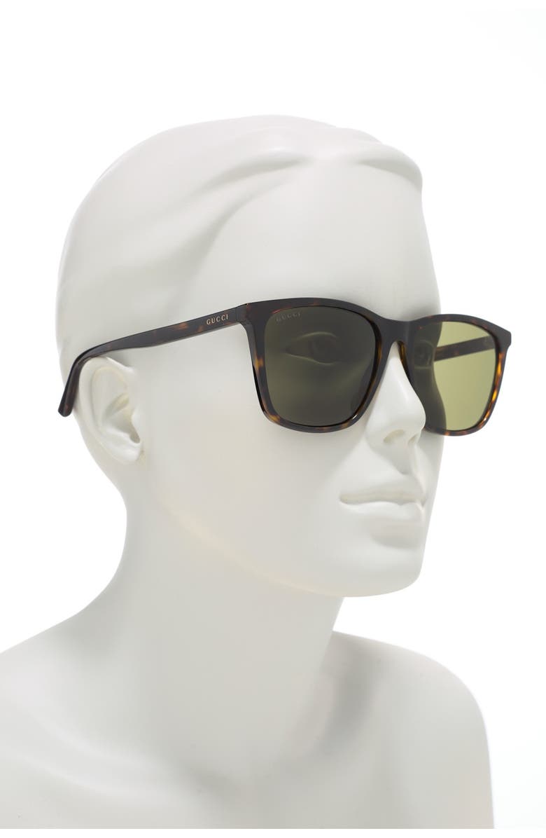 Gucci 58mm Square Sunglasses, Alternate, color,