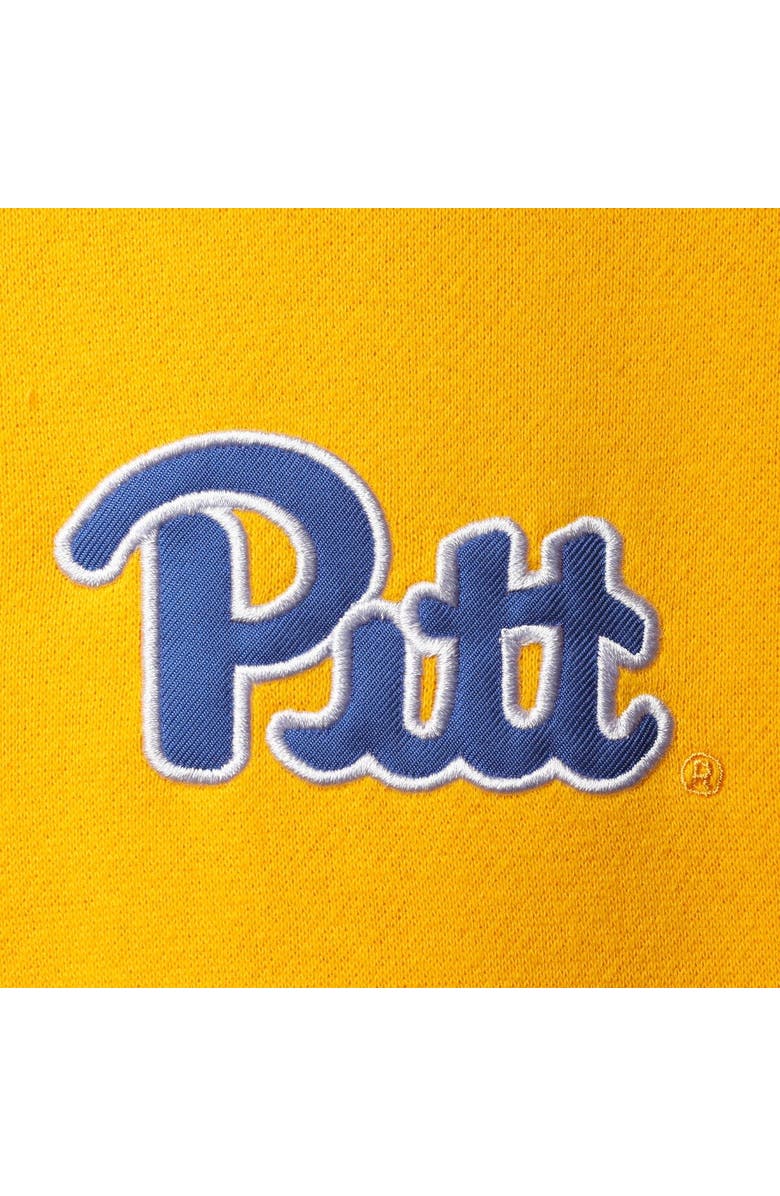 COLOSSEUM Men's Colosseum Gold Pitt Panthers Tortugas Logo Quarter-Zip Jacket, Alternate, color, Gold