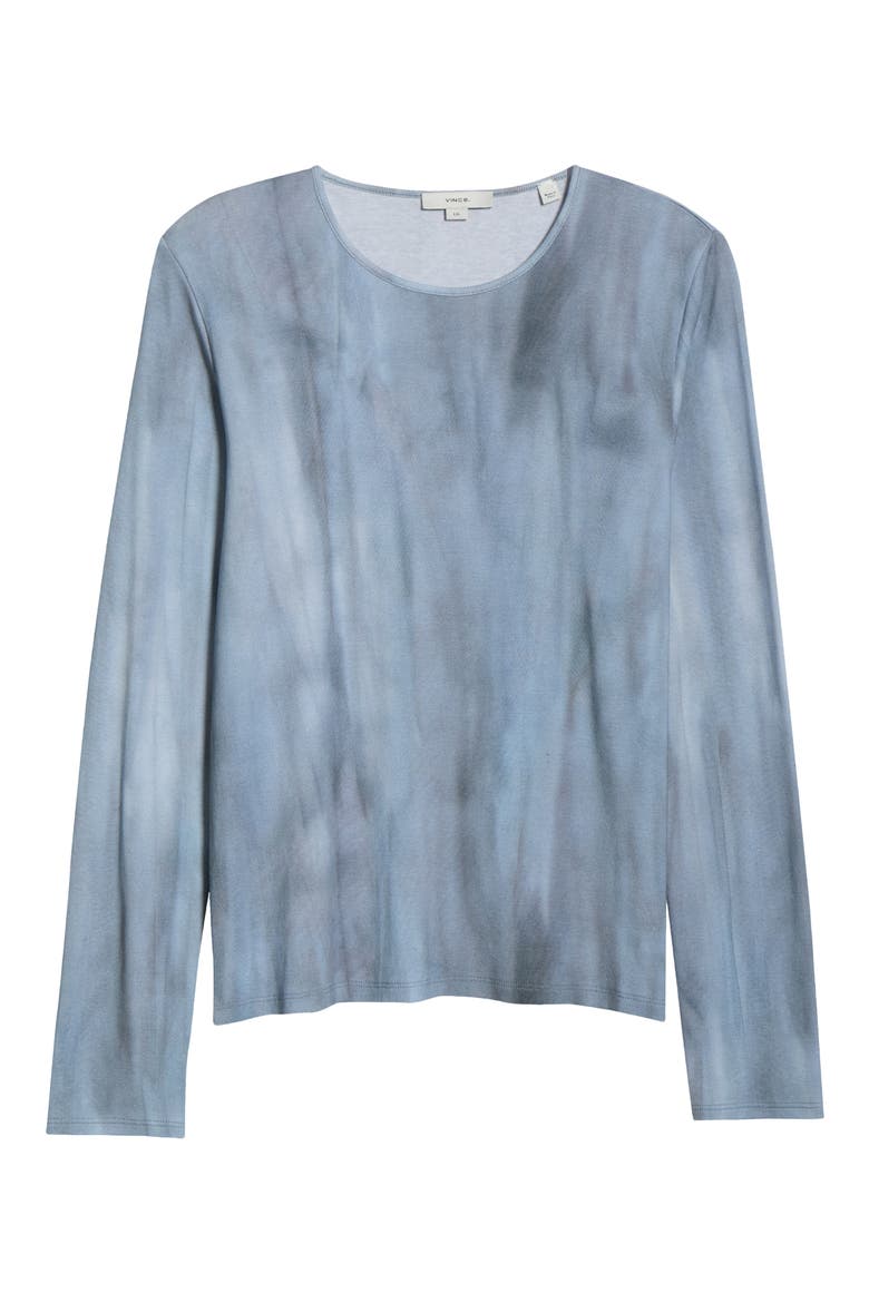 Azura Wash Pima Cotton & Modal Top, Main, color, AZURA WASH