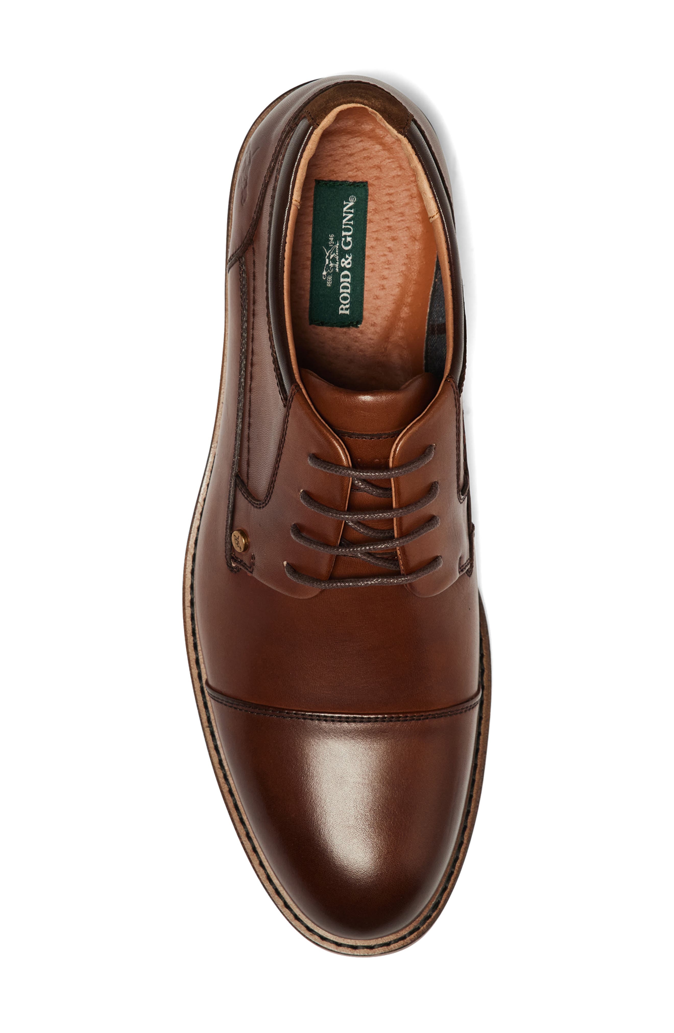 Rodd & Gunn Darfield Cap Toe Oxford, Alternate, color, Amaretto