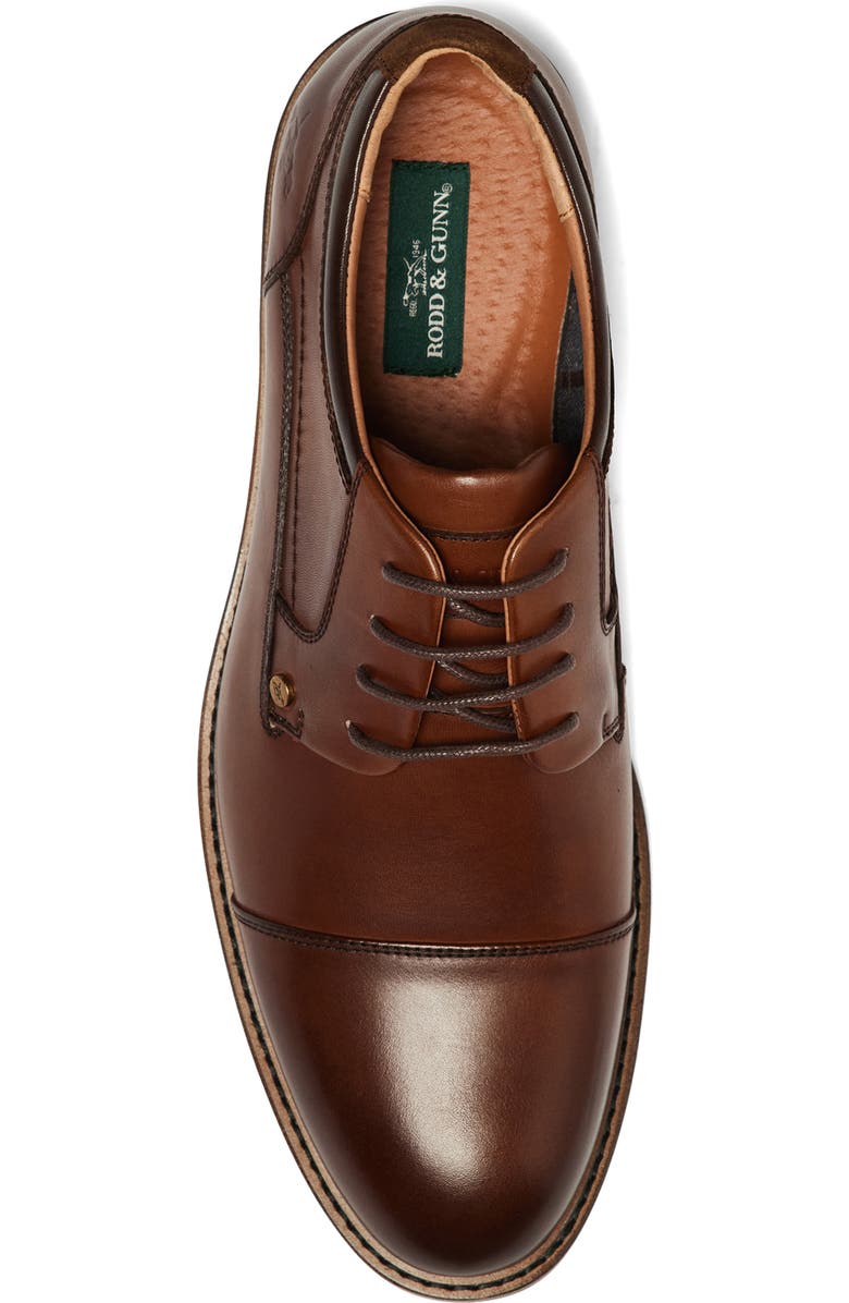 Rodd & Gunn Darfield Cap Toe Oxford, Alternate, color, Amaretto
