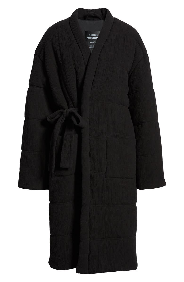 OFFHOURS Homecoat Unisex Quilted Cotton Lounge Coat, Alternate, color, 