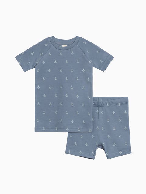 Organic 2-Piece Short Sleeve Jammie Set (Toddler & Little Kids)